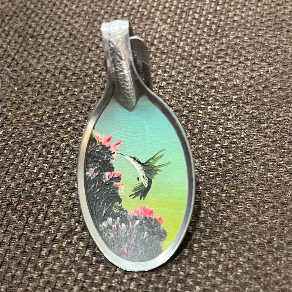 Silver Hummingbird Spoon